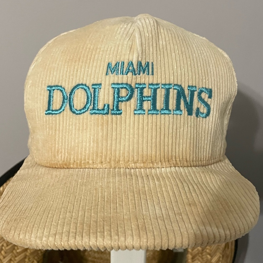 Vintage Miami Dolphins Corduroy SnapBack Hat